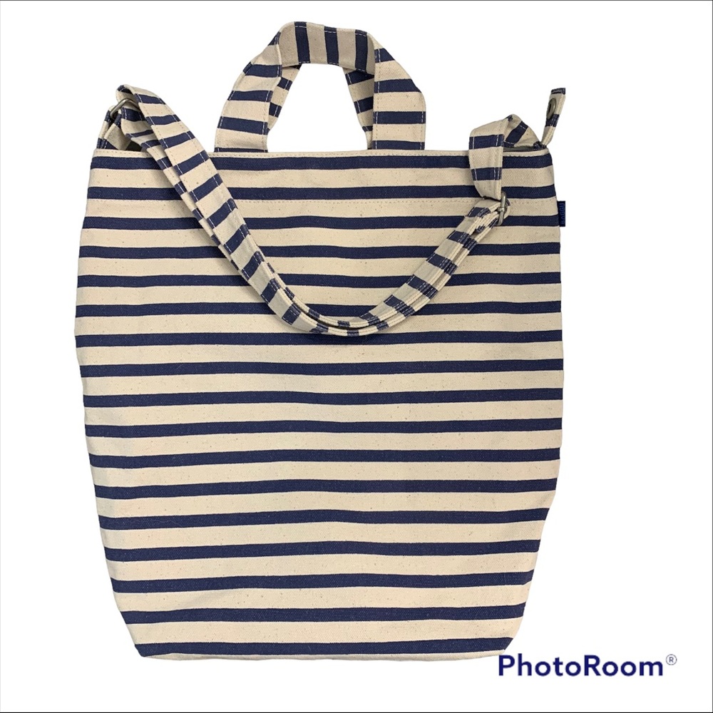 Baggu Duck Bag in Sailor Stripe Tote Bag Nautical Prep